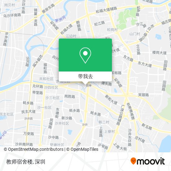 教师宿舍楼地图