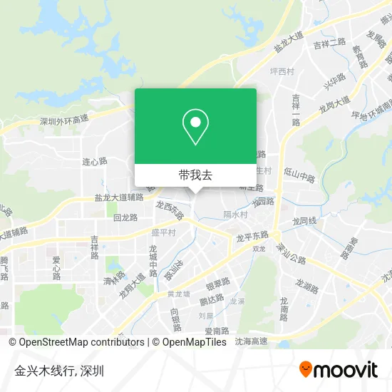 金兴木线行地图