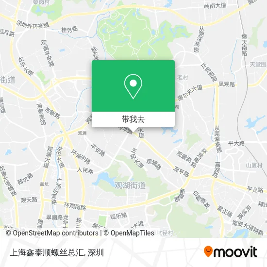 上海鑫泰顺螺丝总汇地图