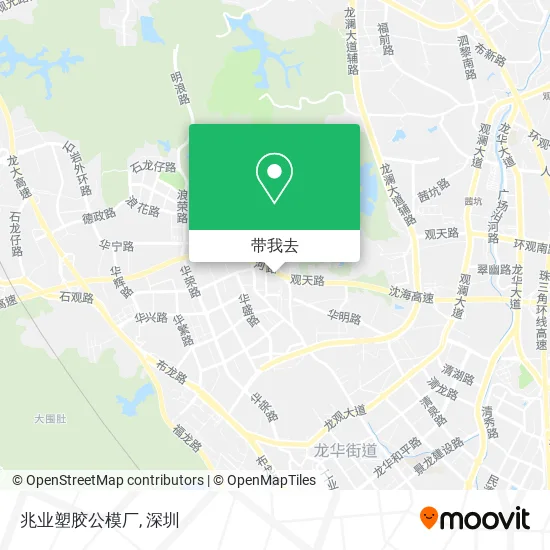 兆业塑胶公模厂地图