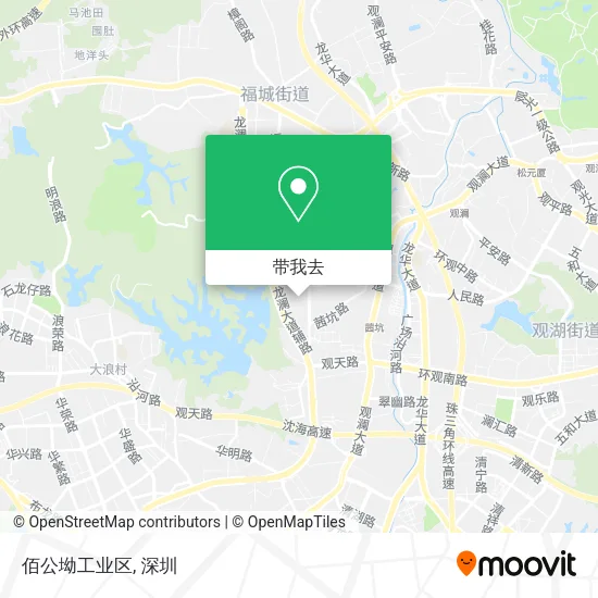 佰公坳工业区地图
