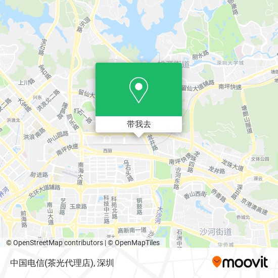 中国电信(茶光代理店)地图