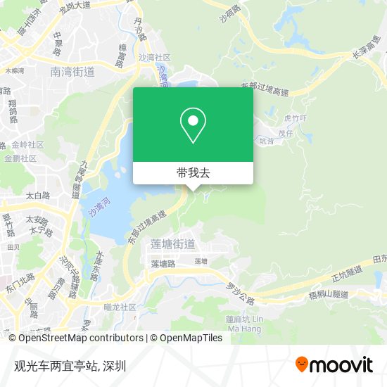 观光车两宜亭站地图