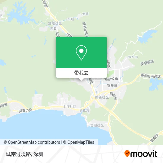 城南过境路地图