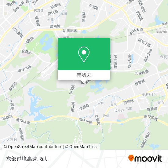 东部过境高速地图