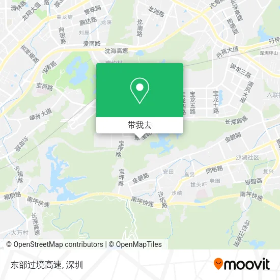 东部过境高速地图
