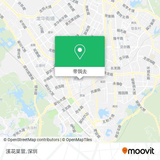 溪花菜冒地图
