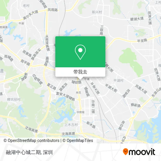 融湖中心城二期地图