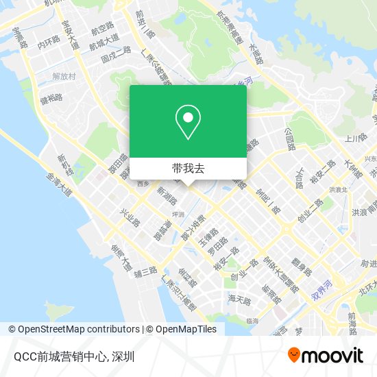 QCC前城营销中心地图
