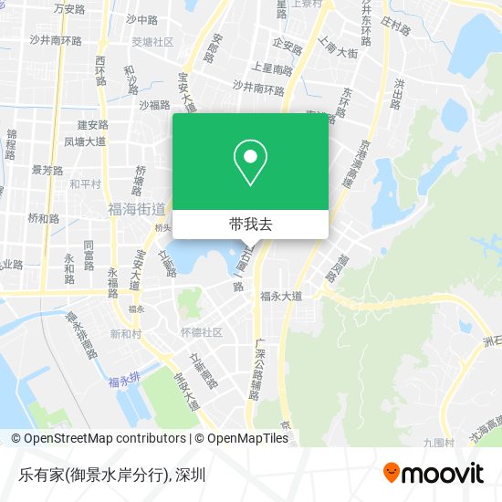 乐有家(御景水岸分行)地图