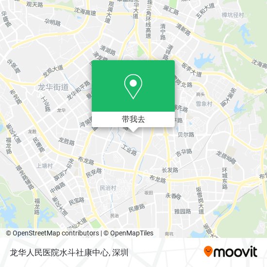 龙华人民医院水斗社康中心地图