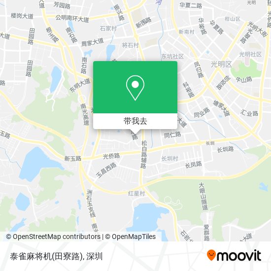 泰雀麻将机(田寮路)地图