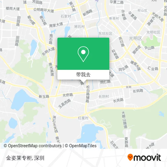 金姿莱专柜地图