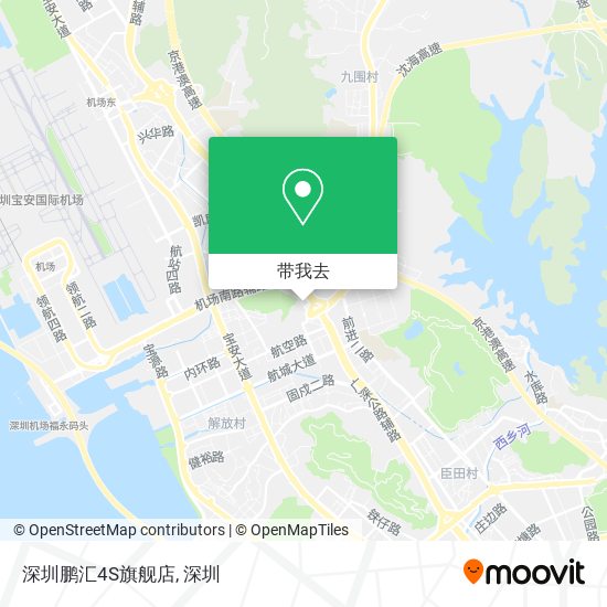 深圳鹏汇4S旗舰店地图