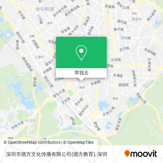 深圳市德方文化传播有限公司(德方教育)地图