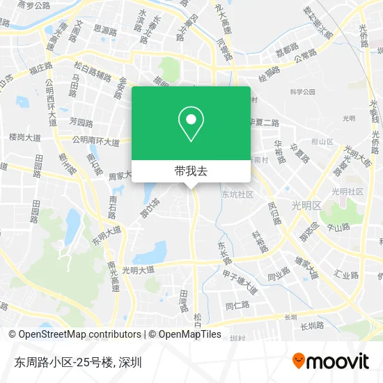 东周路小区-25号楼地图