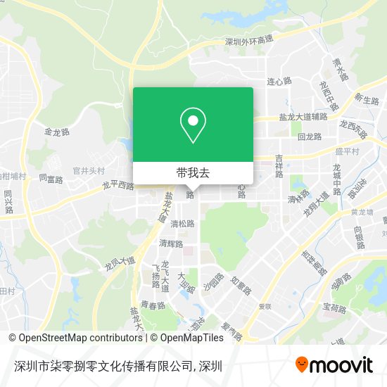 深圳市柒零捌零文化传播有限公司地图