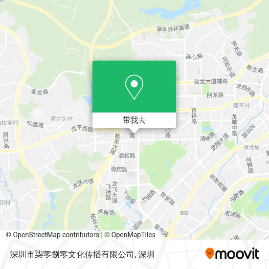 深圳市柒零捌零文化传播有限公司地图