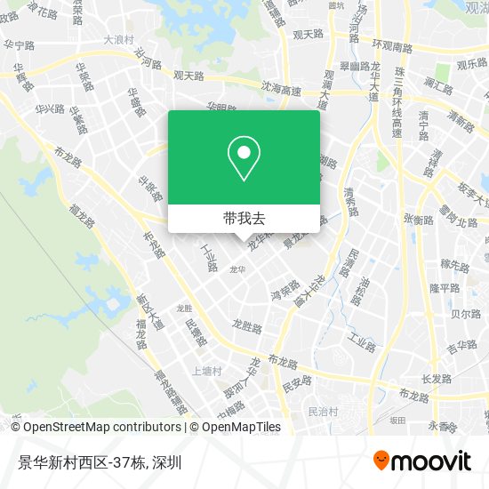 景华新村西区-37栋地图
