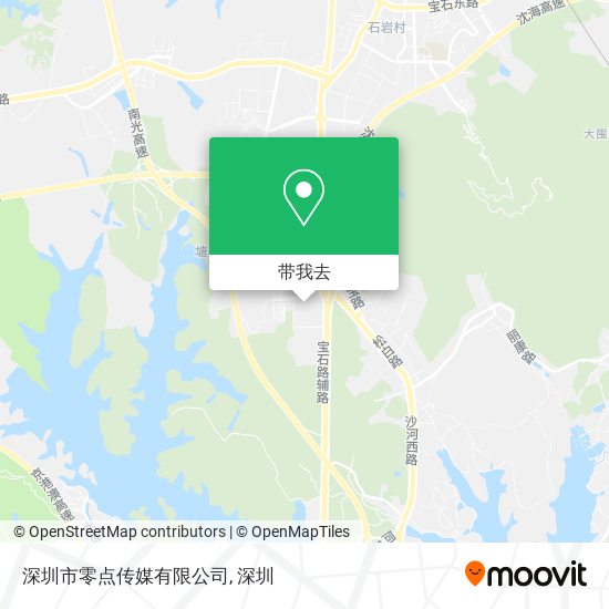 深圳市零点传媒有限公司地图