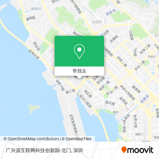 广兴源互联网科技创新园-北门地图