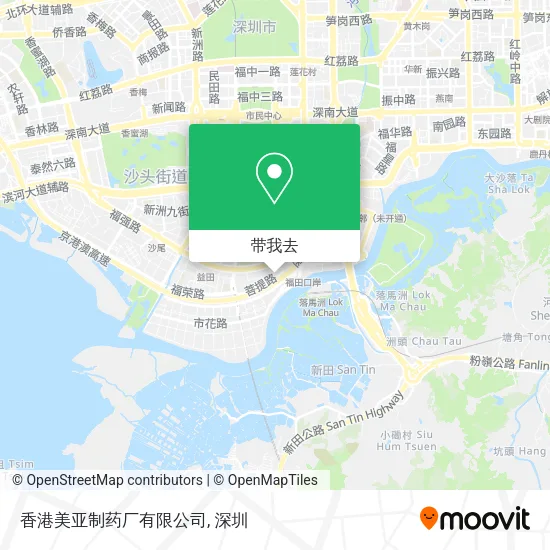 香港美亚制药厂有限公司地图
