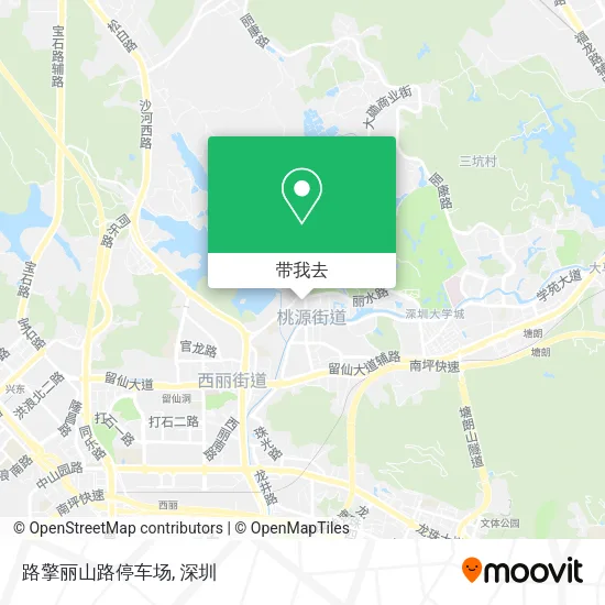 路擎丽山路停车场地图