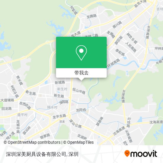 深圳深美厨具设备有限公司地图