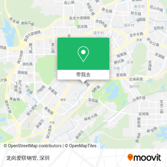 龙岗爱联钢管地图