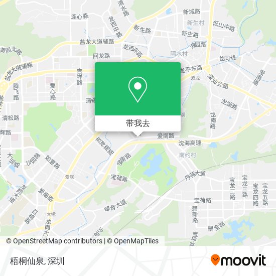 梧桐仙泉地图