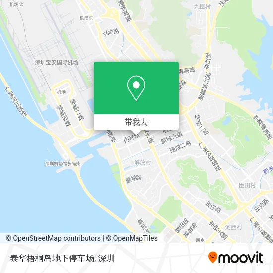 泰华梧桐岛地下停车场地图