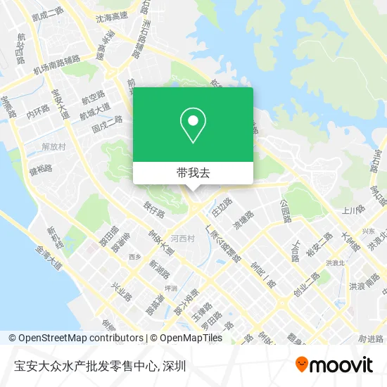 宝安大众水产批发零售中心地图