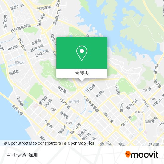 百世快递地图