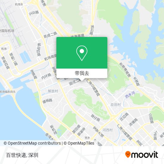 百世快递地图