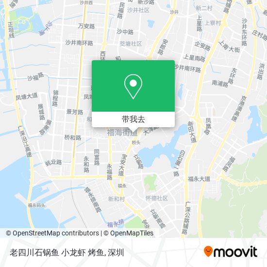 老四川石锅鱼   小龙虾  烤鱼地图