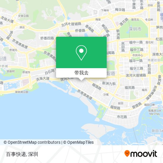 百事快递地图