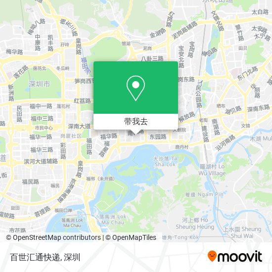 百世汇通快递地图