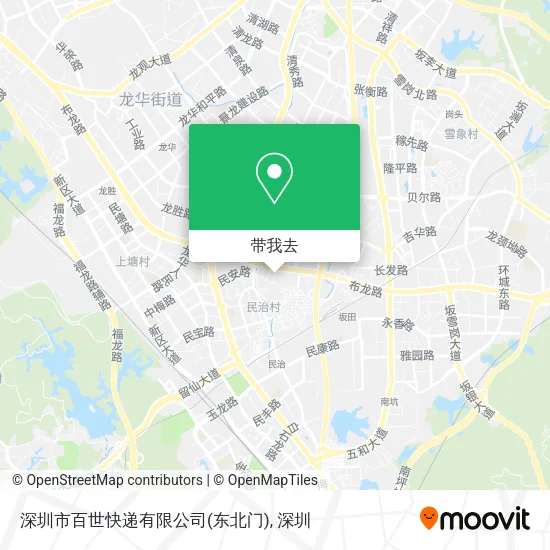 深圳市百世快递有限公司(东北门)地图