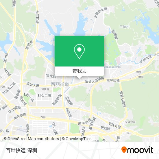 百世快运地图