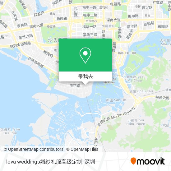 lova weddings婚纱礼服高级定制地图