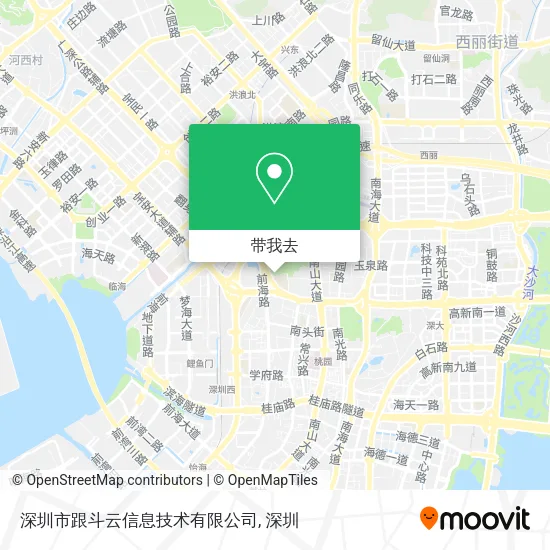 深圳市跟斗云信息技术有限公司地图