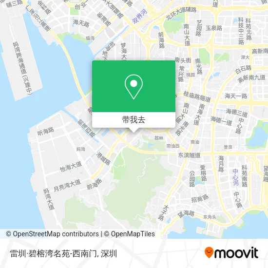 雷圳·碧榕湾名苑-西南门地图