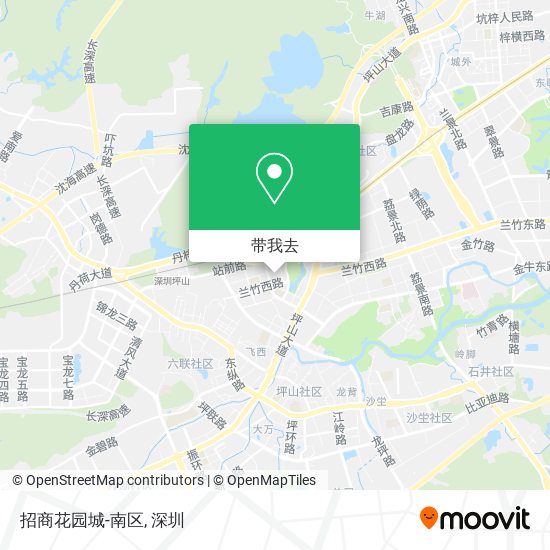 招商花园城-南区地图