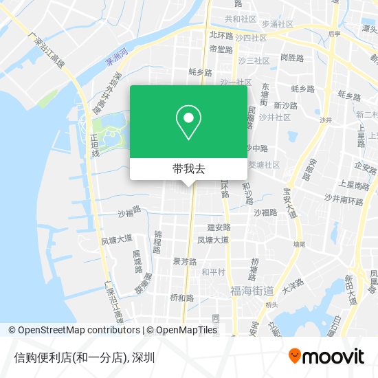 信购便利店(和一分店)地图