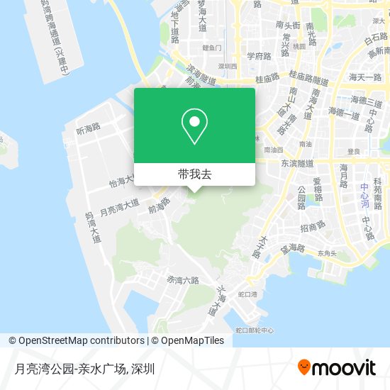 月亮湾公园-亲水广场地图