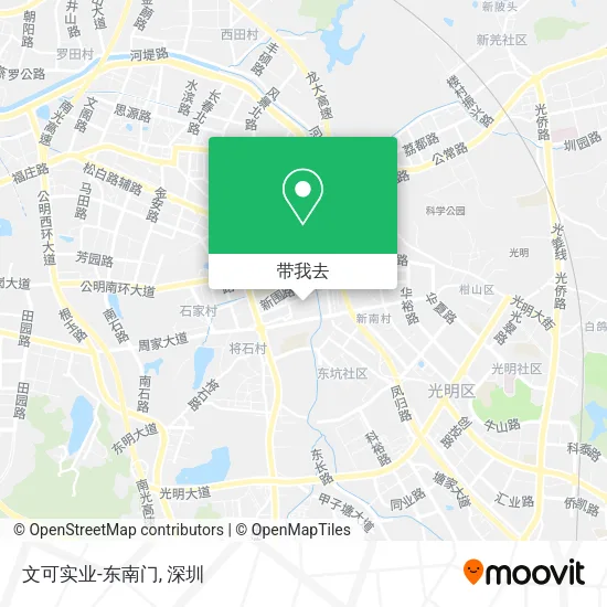文可实业-东南门地图