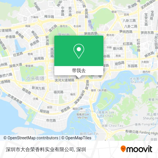 深圳市大合荣香料实业有限公司地图