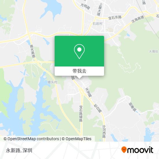 永新路地图