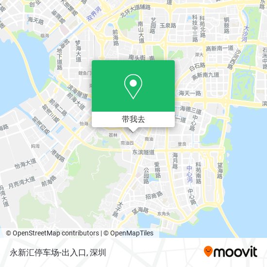 永新汇停车场-出入口地图