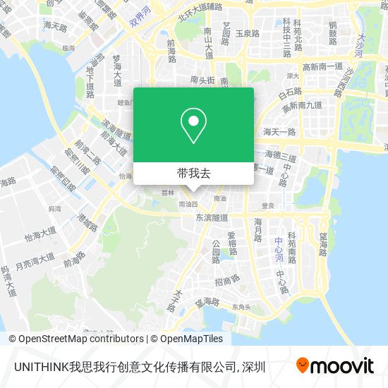 UNITHINK我思我行创意文化传播有限公司地图